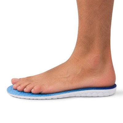 Fot med 4D innleggssåle, sett fra siden