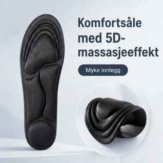 5D innleggssåler – Støtdempende innleggssåler mot hælspore og ømme hæler