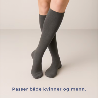 Kompresjonsstrømper, 5-pakning – Knelange støttestrømper 20–30 mmHg for trette og hovne ben