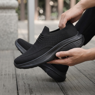 Slip-On Komfortsko Unisex – Støtdempende sko for brede og smale føtter