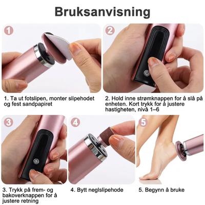 Steg-for-steg-guide for hvordan fotfilen brukes
