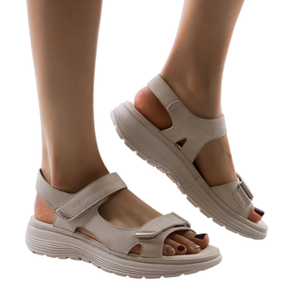 Damensandaler støtdemping – Justerbare ortopediske sandaler for fotsmerte