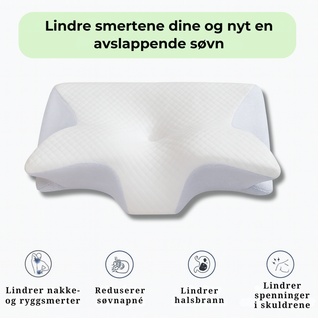 NeckAlign™ – Ergonomisk sovepute for nakke og rygg