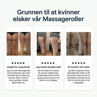 Massasjerulle mot cellulitter – Elektrisk roterende massasje for lår og rumpe