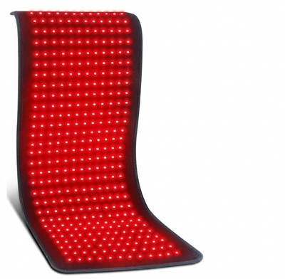 NordCura LightMat™ – fleksibel rødlysmatte med 360 infrarøde LED-dioder på 660 nm og 850 nm for restitusjon og avslapning av hele kroppen