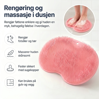 Skrubbematte – For føttene og hele kroppen